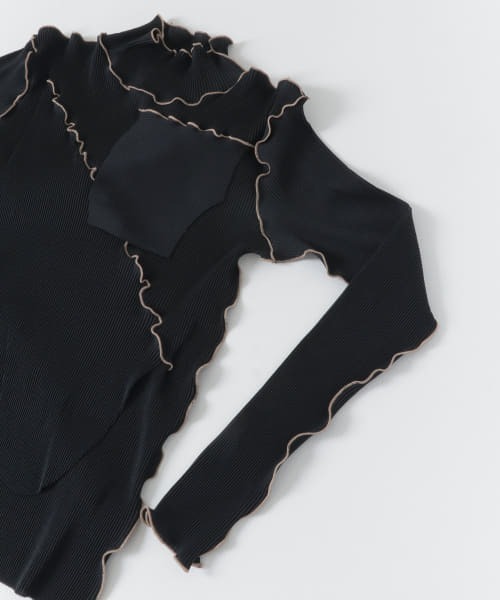 kotohayokozawa（コトハヨコザワ）の「kotohayokozawa　long sleeve top high neck（Tシャツ/カットソー・レディース・アイボリー/ブラック・FREE）」の15枚目の写真