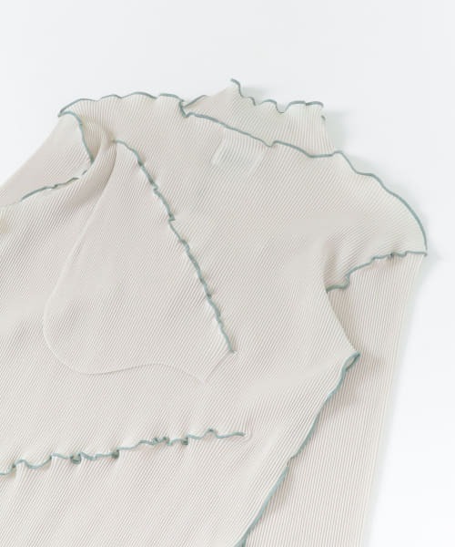 kotohayokozawa（コトハヨコザワ）の「kotohayokozawa　long sleeve top high neck（Tシャツ/カットソー・レディース・アイボリー/ブラック・FREE）」の13枚目の写真