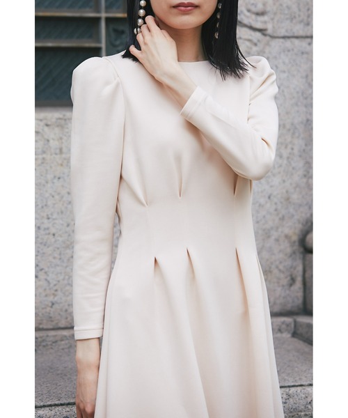 &. NOSTALGIA（アンドドットノスタルジア）の「【skinholicさんコラボ】ウエストタックフレアワンピース（ワンピース・レディース・ダークネイビー/ベージュ・FREE）」の22枚目の写真