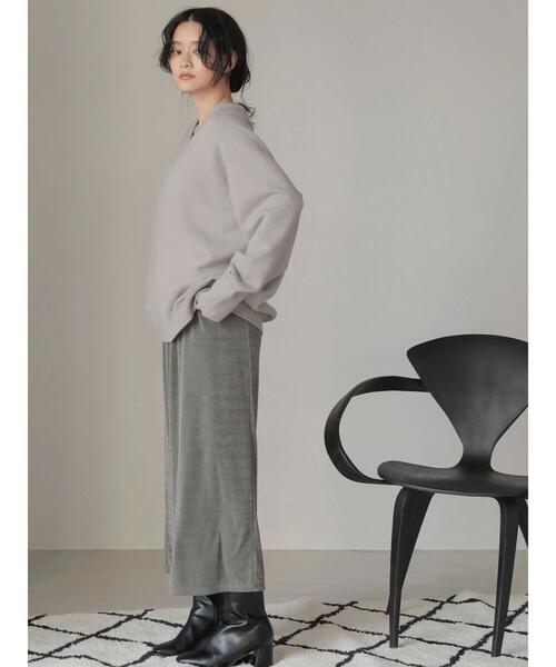 AMERICAN HOLIC（アメリカンホリック）の「シャイニーカットタイトスカート（スカート・レディース・チャコールグレー/グレイッシュベージュ・L/M）」の17枚目の写真