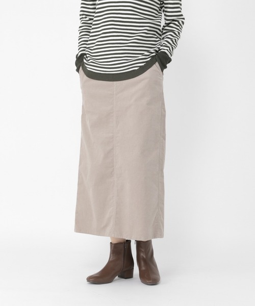 studio CLIP（スタディオクリップ）の「ヴィンテージコールスカート（スカート・レディース・ライトグレー/ピンク/モカ・MEDIUM/LARGE）」の2枚目の写真