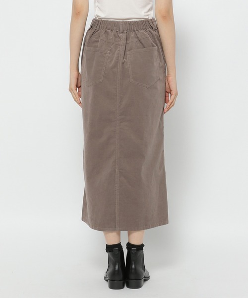 studio CLIP（スタディオクリップ）の「ヴィンテージコールスカート（スカート・レディース・ライトグレー/ピンク/モカ・MEDIUM/LARGE）」の4枚目の写真