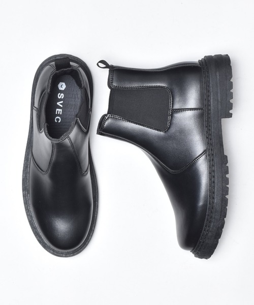 SVEC（シュベック）の「チャンキーソール サイドゴアブーツ（ブーツ