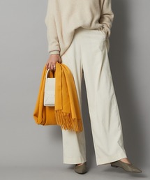 RIVE DROITE | 大人の抜け感パンツ　レーヨンシャンブレー別珍ワイドパンツ(その他パンツ)