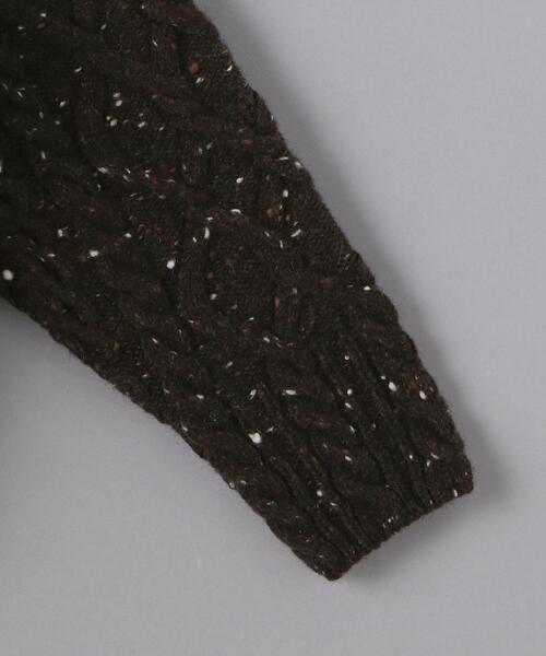 AURALEE(オーラリー)の「<AURALEE(オーラリー)>NEPPED タートルネック ニット ■■■(ニット/セーター・レディース・オフホワイト/ダークブラウン・1)」の5枚目の写真