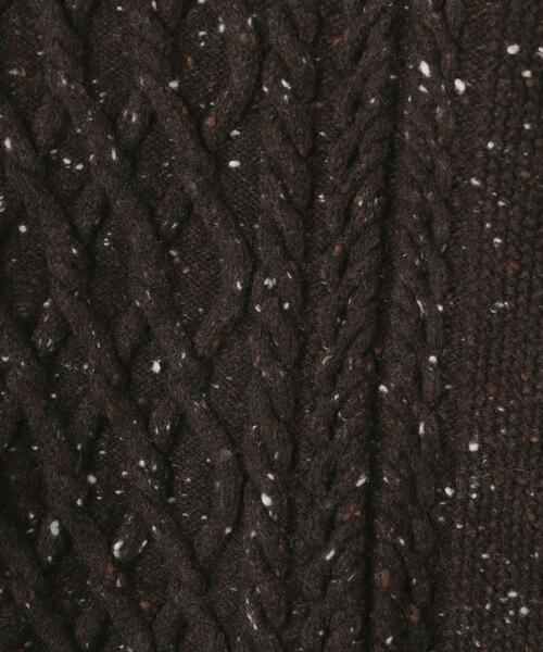 AURALEE(オーラリー)の「<AURALEE(オーラリー)>NEPPED タートルネック ニット ■■■(ニット/セーター・レディース・オフホワイト/ダークブラウン・1)」の7枚目の写真