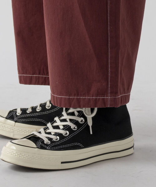 GLOSTER（グロスター）の「【GLOSTER/グロスター】コントラストステッチ コックパンツ イージーパンツ（その他パンツ・メンズ・ブラック/ワイン/キナリ・MEDIUM/LARGE）」の6枚目の写真