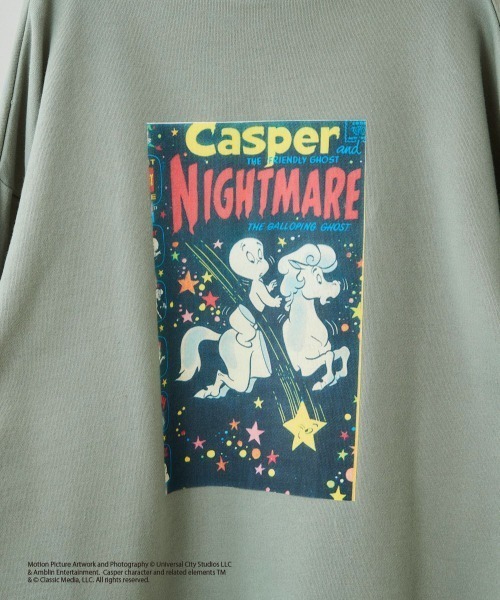 cepo(セポ)の「【CASPER】キャスパー×cepoコラボ バックプリントフーディー(パーカー・レディース・ベージュ/サックスブルー/チャコール・M)」の17枚目の写真