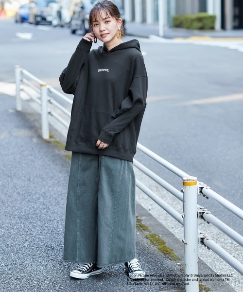 cepo(セポ)の「【CASPER】キャスパー×cepoコラボ バックプリントフーディー(パーカー・レディース・ベージュ/サックスブルー/チャコール・M)」の4枚目の写真