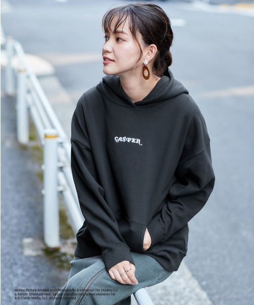 cepo(セポ)の「【CASPER】キャスパー×cepoコラボ バックプリントフーディー(パーカー・レディース・ベージュ/サックスブルー/チャコール・M)」の13枚目の写真