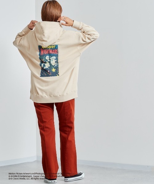 cepo(セポ)の「【CASPER】キャスパー×cepoコラボ バックプリントフーディー(パーカー・レディース・ベージュ/サックスブルー/チャコール・M)」の19枚目の写真