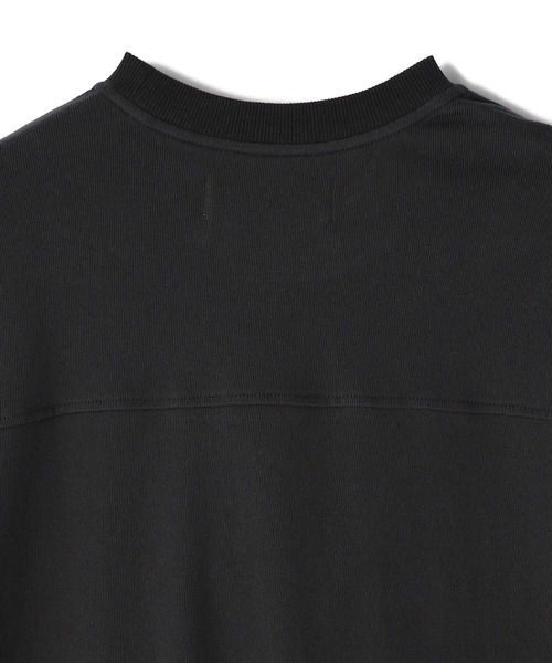 WHITELAND（ホワイトランド）の「WHITELAND/ホワイトランド/タグロングスリーブTシャツ（Tシャツ/カットソー・メンズ・ベージュ/チャコール・FREE）」の9枚目の写真