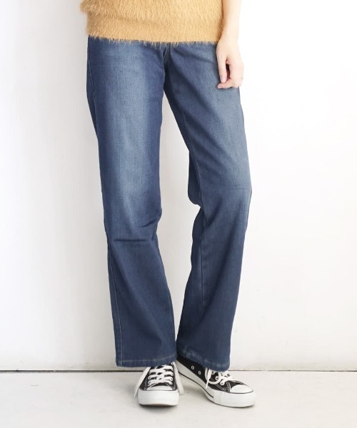 zootie（ズーティー）の「【暖・楽・美を1枚で叶える】のびのび 裏フリース ぬくぬくパンツ［ルーズフィット］（その他パンツ・レディース・ブラック/ベージュ/ブラウン/オフホワイト/カーキ/インディゴブルー/ホワイト系その他/ブラック系その他/ブラウン系その他/ブルー系その他/キャメル/チャコール・LL/S/M/L）」の11枚目の写真