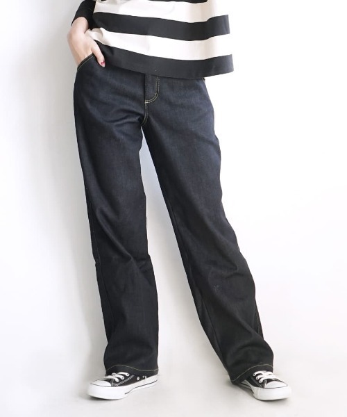 zootie（ズーティー）の「【暖・楽・美を1枚で叶える】のびのび 裏フリース ぬくぬくパンツ［ルーズフィット］（その他パンツ・レディース・ブラック/ベージュ/ブラウン/オフホワイト/カーキ/インディゴブルー/ホワイト系その他/ブラック系その他/ブラウン系その他/ブルー系その他/キャメル/チャコール・LL/S/M/L）」の10枚目の写真