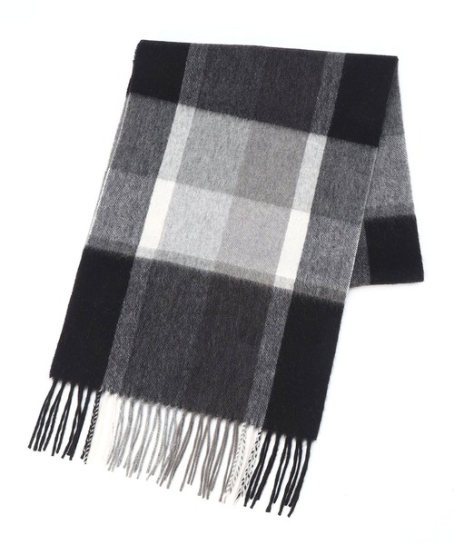 Ex Tra マフラー カシミヤチェックマフラー を購入できます Nicole カシミヤチェックマフラー マフラー Nicole ムッシュニコル のファッション Monsieur Monsieur 売り出し銀座