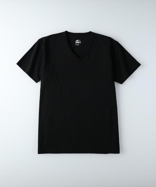CAMP7(キャンプセブン)の「CAMP7(キャンプ7)【パックTシャツ】ショートスリーブVネックTシャツ(Tシャツ/カットソー・メンズ・ホワイト/ブラック・S/M/L/XL)」の9枚目の写真