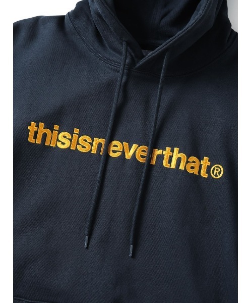 thisisneverthat（ディスイズネバーザット）の「T-LOGO HOODIE（パーカー・メンズ・ブラック/ブルー/ダークネイビー/モスグリーン/ライトグレー/グレー系その他/バイオレット・S/M/L/XL）」の9枚目の写真