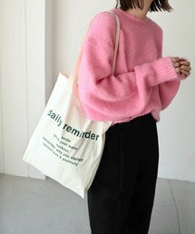 CANAL JEAN | via j(ヴィアジェイ) アンゴラ混クルーネックニット(ニット/セーター)