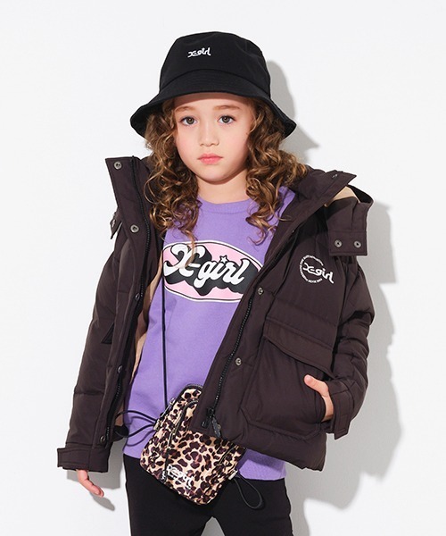 トップス X Girl スウェット筆記体ロゴトレーナー スウェット X Girl Stages エックスガールステージス のファッション