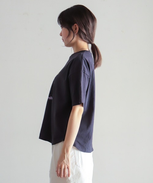 NOMBRE IMPAIR(ノンブルアンペール)の「ヤマネコ・バード 半袖TEE(Tシャツ/カットソー・レディース・チャコールグレー/ライトグリーン/ホワイト・FREE)」の14枚目の写真