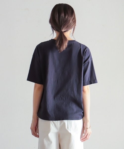 NOMBRE IMPAIR(ノンブルアンペール)の「ヤマネコ・バード 半袖TEE(Tシャツ/カットソー・レディース・チャコールグレー/ライトグリーン/ホワイト・FREE)」の15枚目の写真