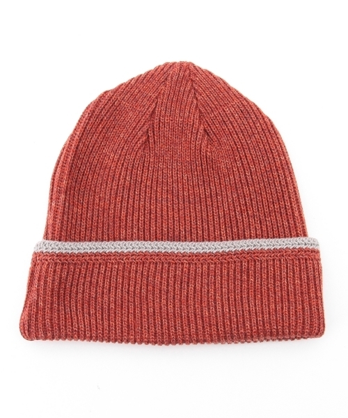 BEAMS（ビームス）の「◎BEAMS / ミリタリー ライン ワッチキャップ 15SS（ニットキャップ/ビーニー・メンズ・オフホワイト/グレー/チャコールグレー/レッド系その他/ネイビー・ONE SIZE）」の12枚目の写真