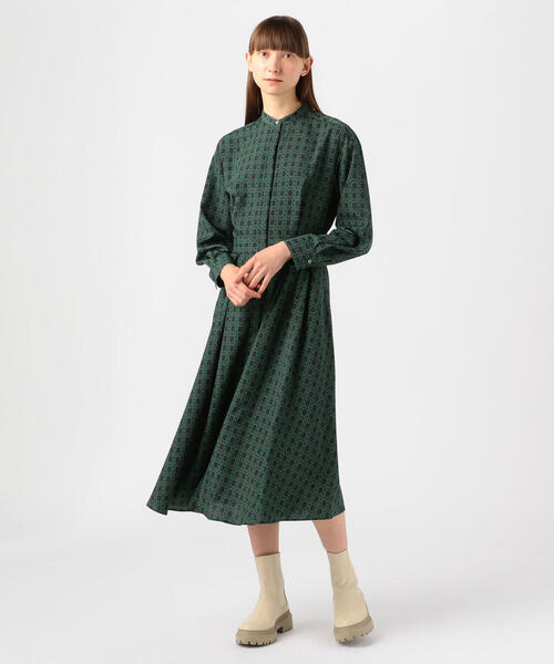 無料長期保証 オクタゴンプリント スタンドカラーシャツワンピース 初回特典付 Www Enviaseo Info