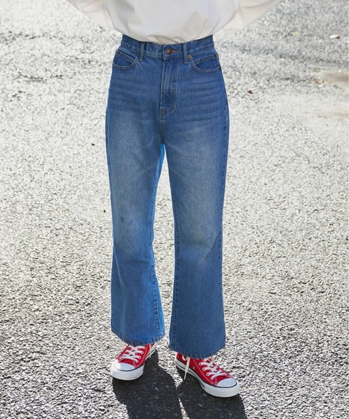 Auntie Rosa Holiday（アンティローザホリデー）の「ハイライズフレアデニム（デニムパンツ・レディース・ブルー・SMALL/MEDIUM）」の16枚目の写真