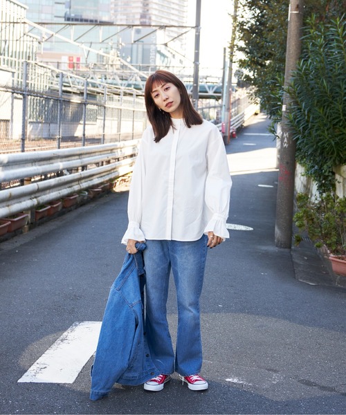 Auntie Rosa Holiday（アンティローザホリデー）の「ハイライズフレアデニム（デニムパンツ・レディース・ブルー・SMALL/MEDIUM）」の11枚目の写真