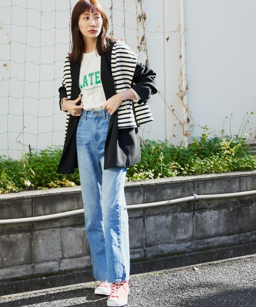 Auntie Rosa Holiday（アンティローザホリデー）の「ハイライズフレアデニム（デニムパンツ・レディース・ブルー・SMALL/MEDIUM）」の21枚目の写真