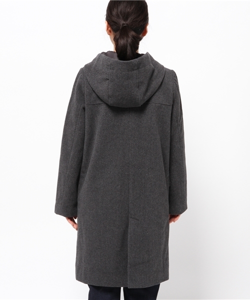 CIAOPANIC（チャオパニック）の「【Ciaopanic】ロングダッフル（ダッフルコート・レディース・ネイビー/グレー・FREE）」の5枚目の写真