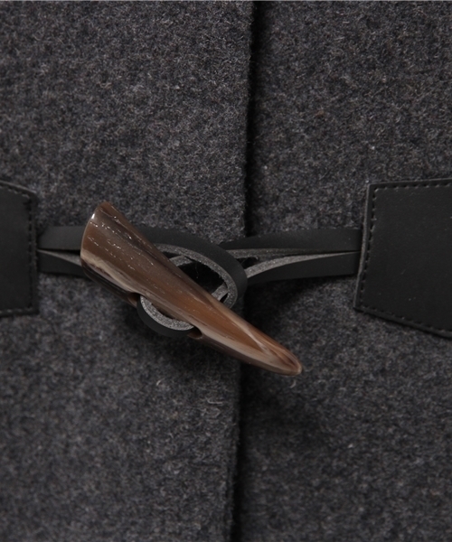 CIAOPANIC（チャオパニック）の「【Ciaopanic】ロングダッフル（ダッフルコート・レディース・ネイビー/グレー・FREE）」の10枚目の写真