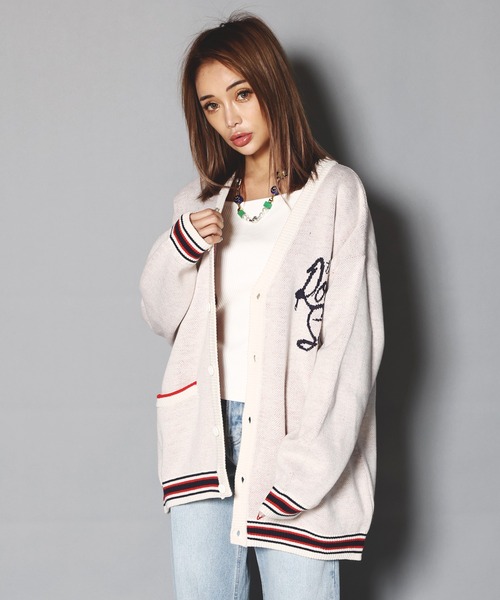 JACKROSE（ジャックローズ）の「B-TRS ジャガードカーディガン（カーディガン/ボレロ・メンズ・ブラック/アイボリー・M/L）」の15枚目の写真