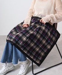 キルティング 55cm丈 3way wrap skirt/巻きスカート ラップスカート