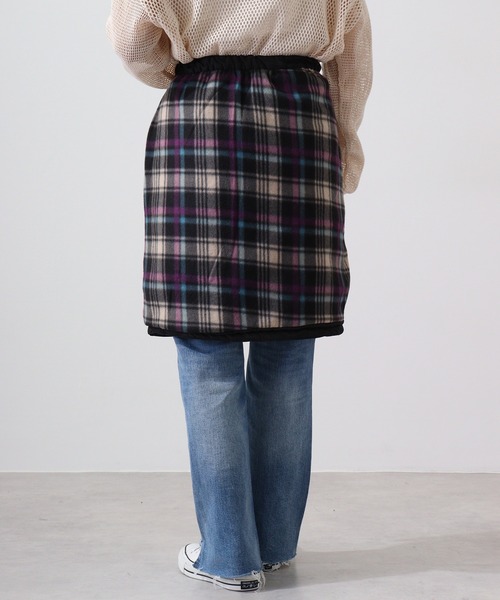 FUNALIVE(ファンアライブ)の「キルティング 55cm丈 3way wrap skirt/巻きスカート ラップスカート(スカート・レディース・ブラック/カーキ/モカ/ワイン/レンガ/ダークベージュ/スモークピンク・LL/M/L)」の11枚目の写真