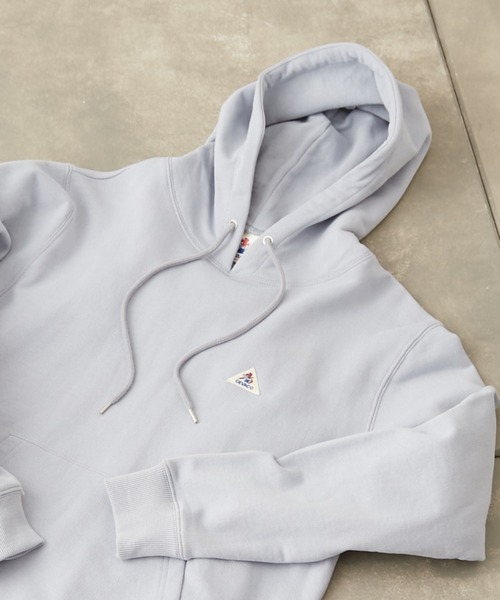 GEVACO（ゲバコ）の「【GEVACO / ゲバコ】オープンエンド裏毛スウェットパーカー（パーカー・メンズ・アイボリー/グレー/ネイビー/サックスブルー・S/M/L）」の4枚目の写真