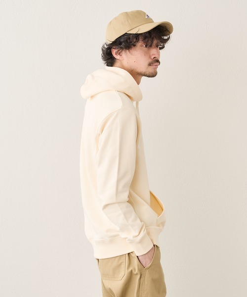 GEVACO(ゲバコ)の「【GEVACO / ゲバコ】オープンエンド裏毛スウェットパーカー(パーカー・メンズ・アイボリー/グレー/ネイビー/サックスブルー・S/M/L)」の6枚目の写真