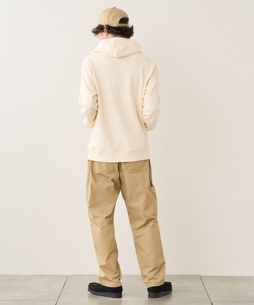 GEVACO(ゲバコ)の「【GEVACO / ゲバコ】オープンエンド裏毛スウェットパーカー(パーカー・メンズ・アイボリー/グレー/ネイビー/サックスブルー・S/M/L)」の10枚目の写真