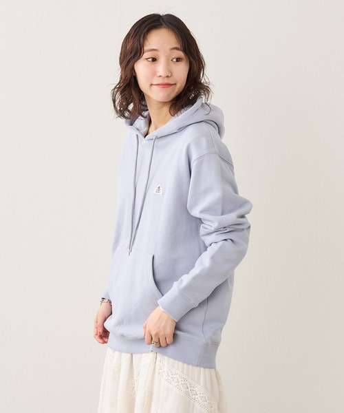 GEVACO（ゲバコ）の「【GEVACO / ゲバコ】オープンエンド裏毛スウェットパーカー（パーカー・メンズ・アイボリー/グレー/ネイビー/サックスブルー・S/M/L）」の12枚目の写真