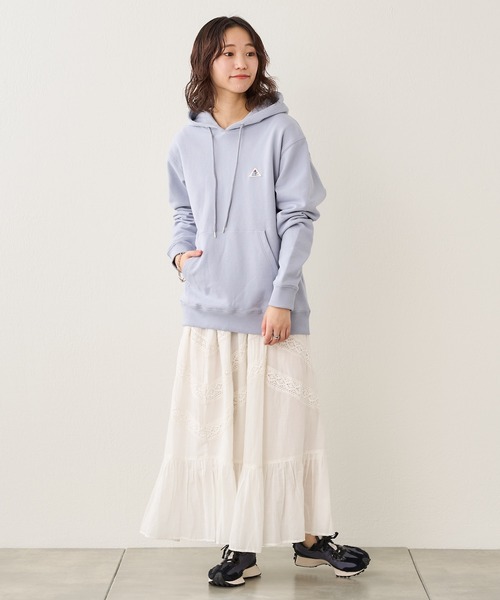 GEVACO（ゲバコ）の「【GEVACO / ゲバコ】オープンエンド裏毛スウェットパーカー（パーカー・メンズ・アイボリー/グレー/ネイビー/サックスブルー・S/M/L）」の14枚目の写真