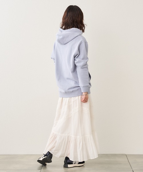 GEVACO（ゲバコ）の「【GEVACO / ゲバコ】オープンエンド裏毛スウェットパーカー（パーカー・メンズ・アイボリー/グレー/ネイビー/サックスブルー・S/M/L）」の16枚目の写真