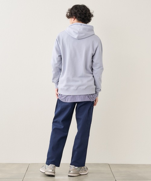 GEVACO（ゲバコ）の「【GEVACO / ゲバコ】オープンエンド裏毛スウェットパーカー（パーカー・メンズ・アイボリー/グレー/ネイビー/サックスブルー・S/M/L）」の22枚目の写真