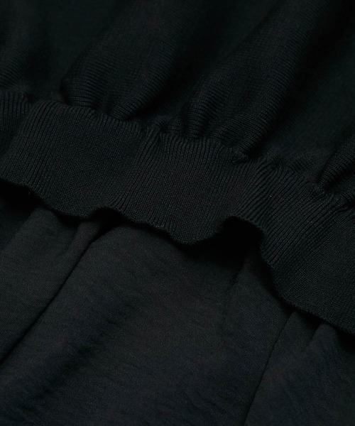 ROPE' PICNIC（ロペピクニック）の「ドッキングドルマンニットワンピース（ワンピース・レディース・イエロー/ライトグリーン/グレー/ブラック・40/38）」の21枚目の写真