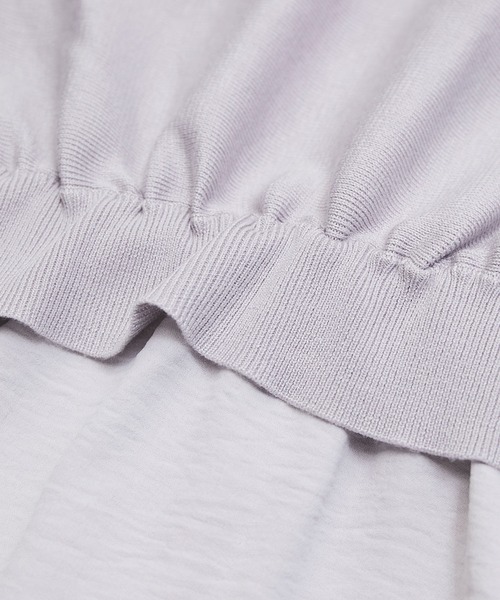 ROPE' PICNIC（ロペピクニック）の「ドッキングドルマンニットワンピース（ワンピース・レディース・イエロー/ライトグリーン/グレー/ブラック・40/38）」の22枚目の写真