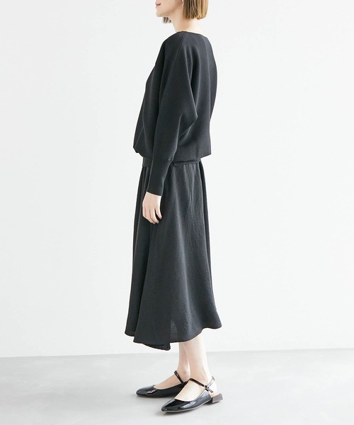 ROPE' PICNIC（ロペピクニック）の「ドッキングドルマンニットワンピース（ワンピース・レディース・イエロー/ライトグリーン/グレー/ブラック・40/38）」の5枚目の写真