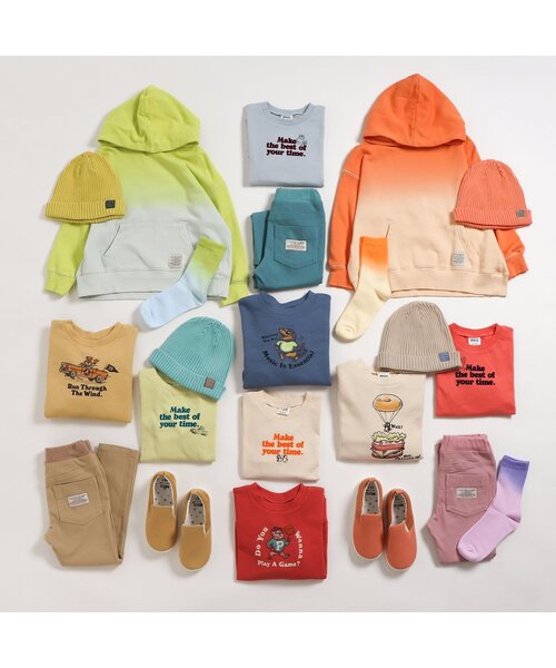 BREEZE（ブリーズ）の「/カラフル　4柄モチーフTシャツ（Tシャツ/カットソー・キッズ・ライム/アイボリー/ピンク/サックスブルー・100/110/90/130/140/120/80）」の7枚目の写真