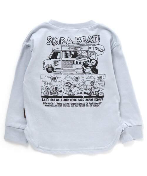 BREEZE（ブリーズ）の「/カラフル　4柄モチーフTシャツ（Tシャツ/カットソー・キッズ・ライム/アイボリー/ピンク/サックスブルー・100/110/90/130/140/120/80）」の12枚目の写真