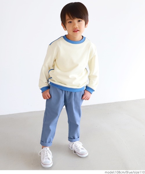 coca(coca)(コカ)の「キッズ カツラギパンツ(その他パンツ・キッズ・ブルー/グリーン/ブラック・100/110/120/130)」の4枚目の写真