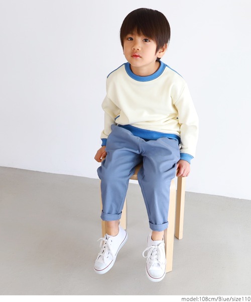 coca(coca)(コカ)の「キッズ カツラギパンツ(その他パンツ・キッズ・ブルー/グリーン/ブラック・100/110/120/130)」の9枚目の写真