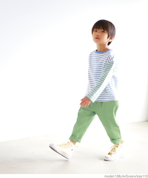 coca(coca)(コカ)の「キッズ カツラギパンツ(その他パンツ・キッズ・ブルー/グリーン/ブラック・100/110/120/130)」の11枚目の写真